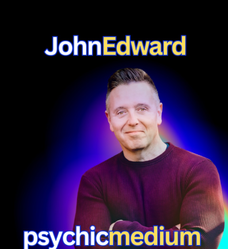 Person with short hair and a maroon sweater, smiling with arms crossed, against a blue and purple background. 20 words.